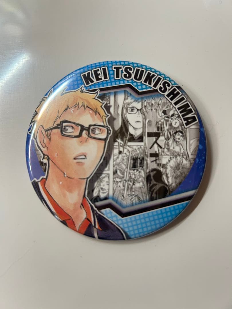 ハイキュー 月島蛍 缶バッジ ハイキュー展 HEROES コレクション おまけ