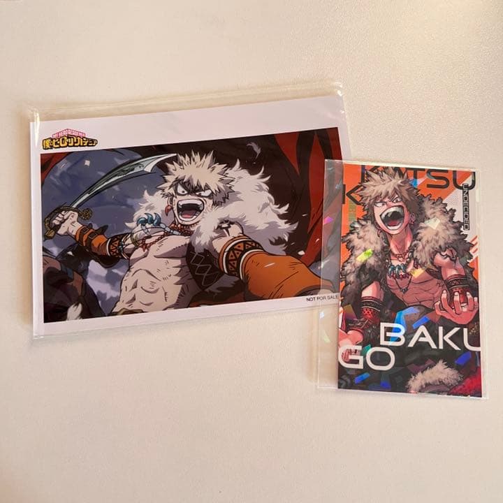 ヒロアカ 特典カード ブロマイド 爆豪勝己 十傑