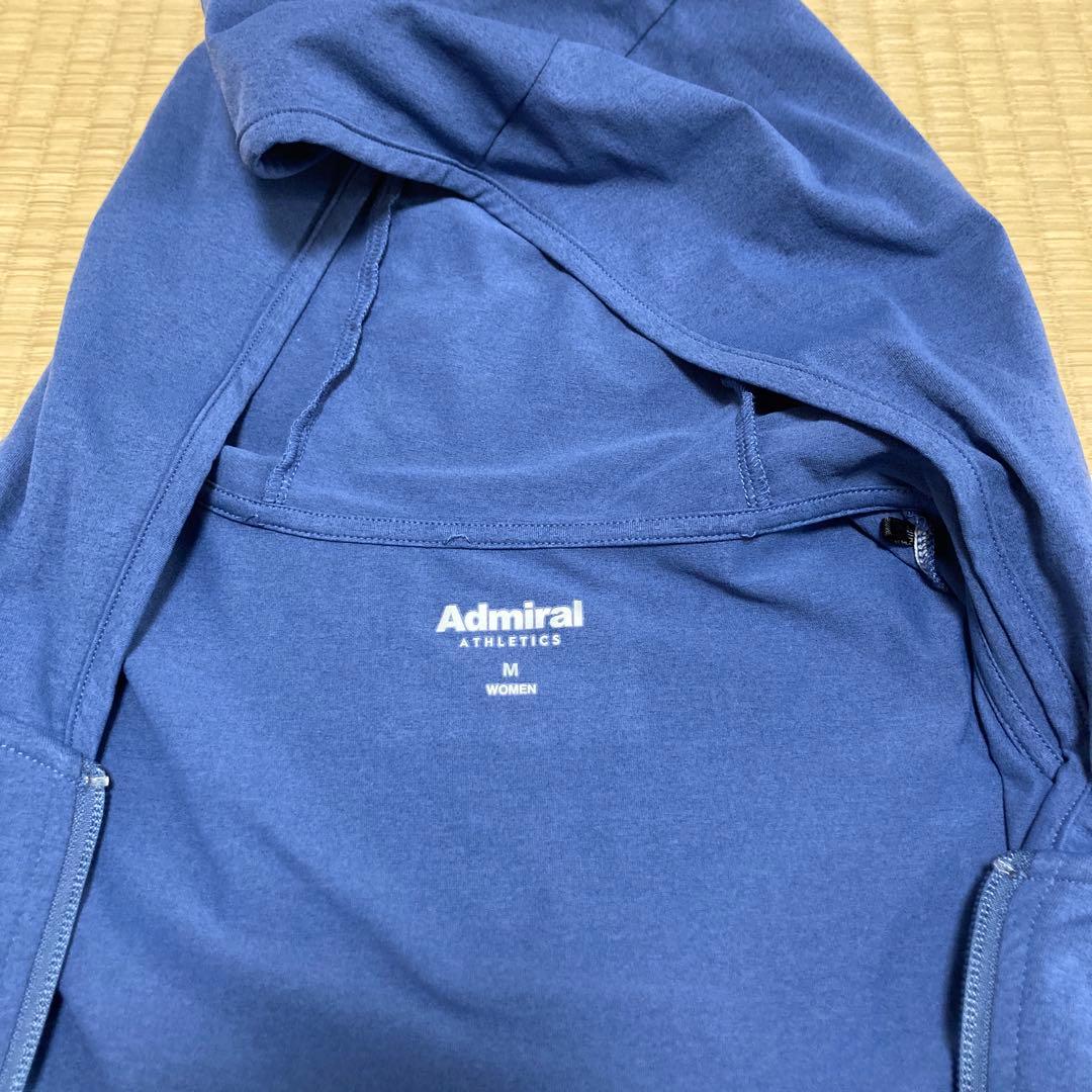 Admiral カットソージップフーディパーカー ATLA561 M青 M青 Admiral