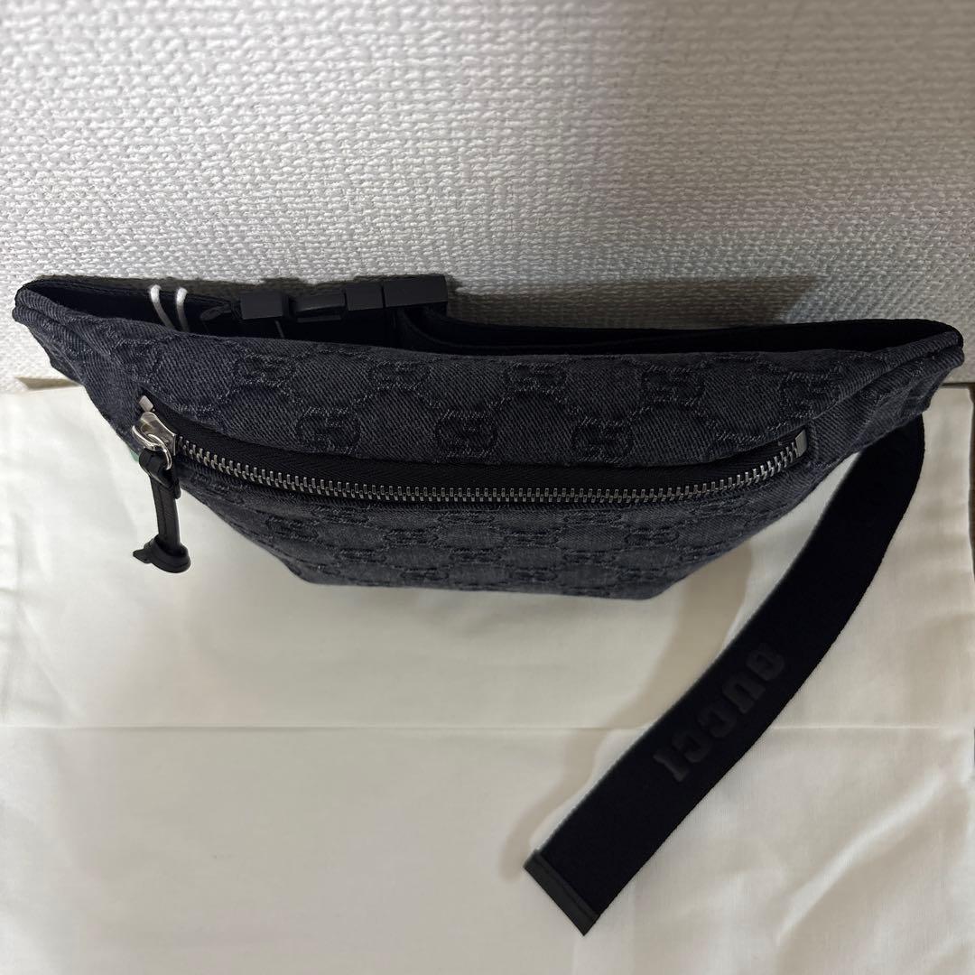 しじみ様♪⚠️《未使用》GUCCI／〔チルドレンズ〕GGデニム ベルトバッグ
