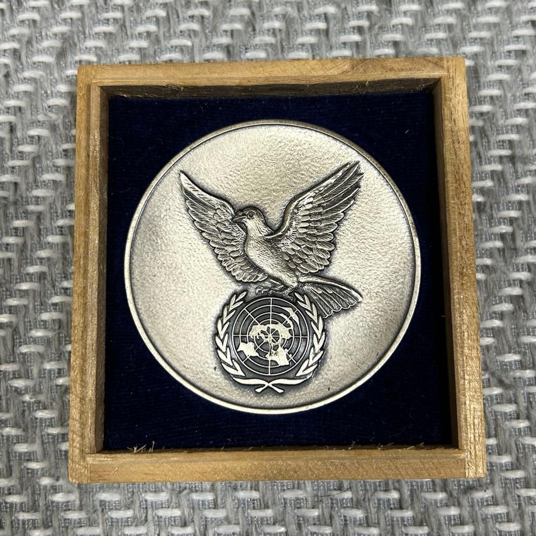 1968年 国際人権年 記念銀メダル　非売品