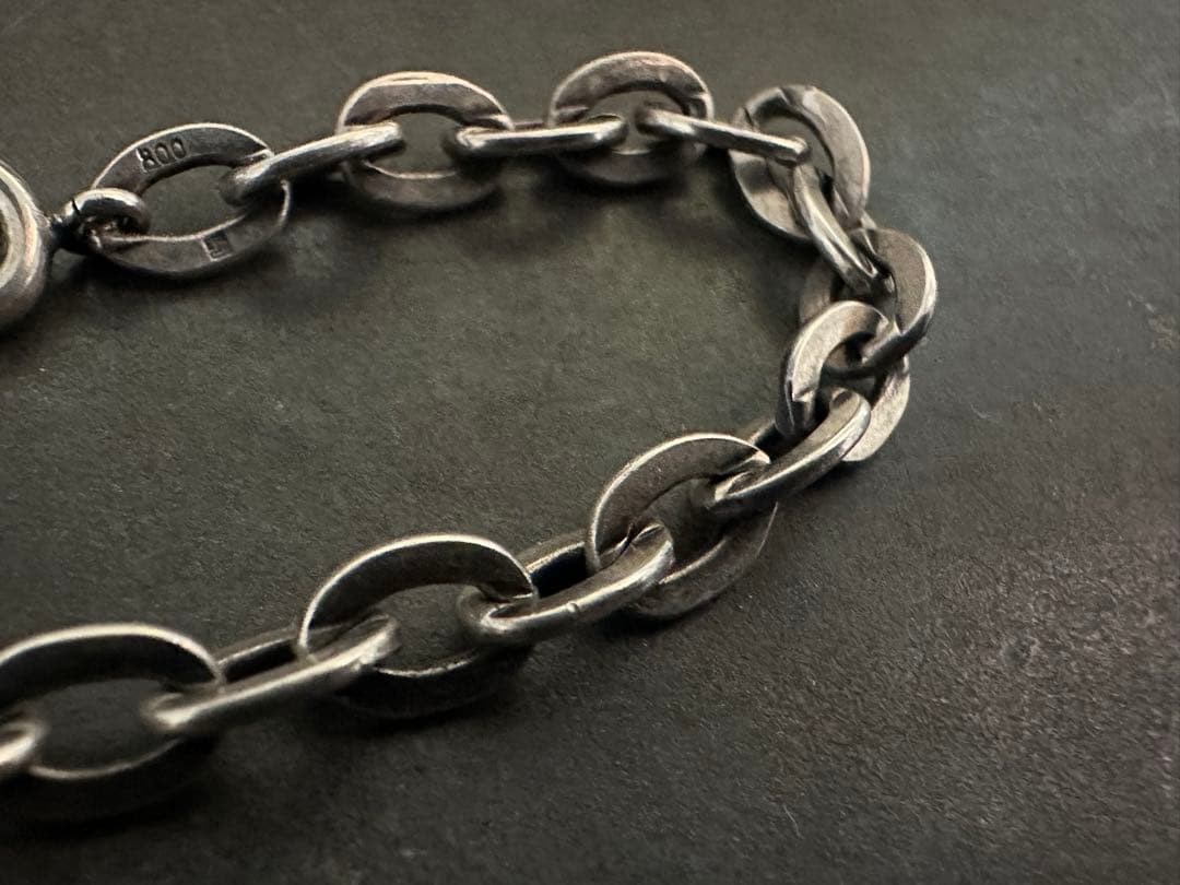 激希少 ヴィンテージ シルバー 800 アンティーク ユーロ ブレスレット