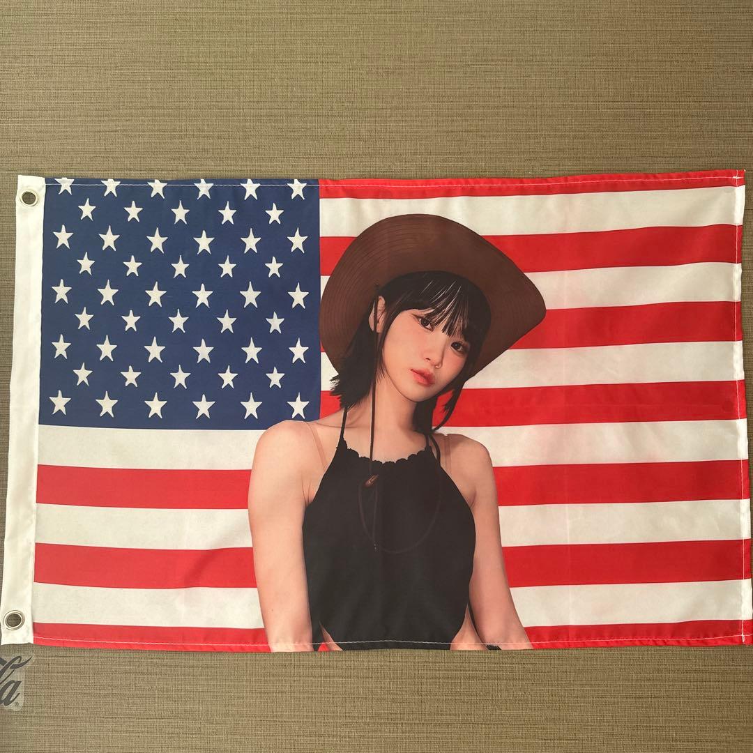 チェウォン LE SSERAFIM アメリカ国旗 - メルカリ