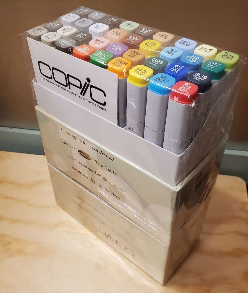 レア! 紙箱 コピック クラシック copic ペン 画材 塗り絵 カラーペン