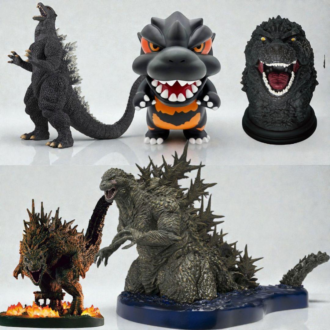 新品未開封5点 ゴジラ フィギュア ルームライト プライズ - メルカリ