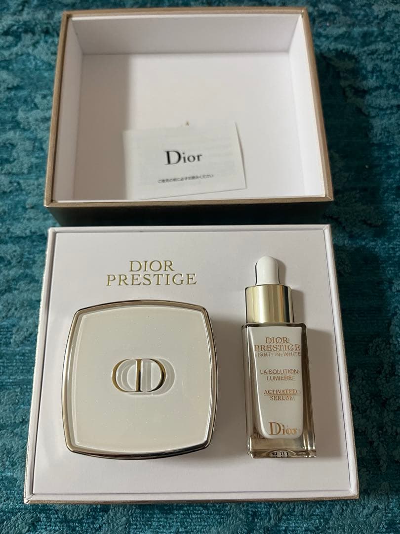 ラベンダー：Dior プレステージホワイトラグジュアリーサンプルデュオ