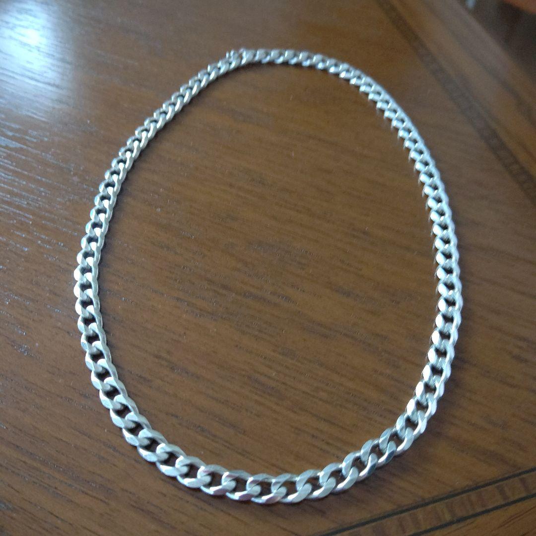 シルバー925 喜平ネックレス 幅8mm長さ50cm