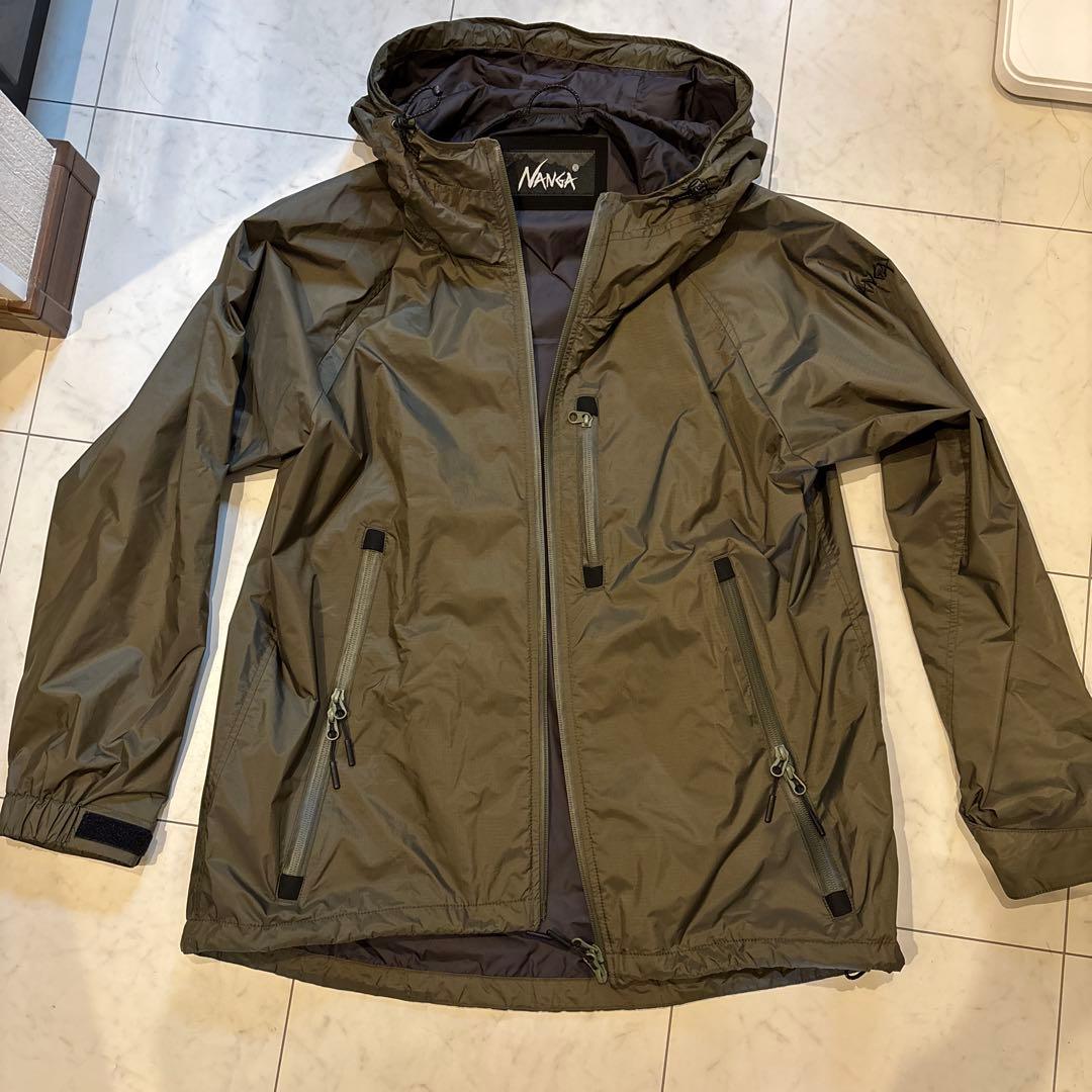 美品 NANGA別注グランドパーク焚火 オーロラシェルジャケット オーロラテック