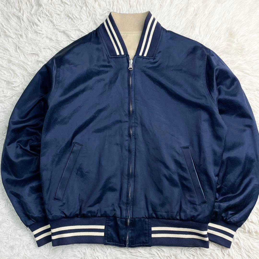 VAN JACKET 近年モデル リバーシブル スウィングトップ アーチロゴ 紺