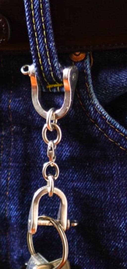 OLD TIFFANY オールドティファニー ダブルシャックル キーリング