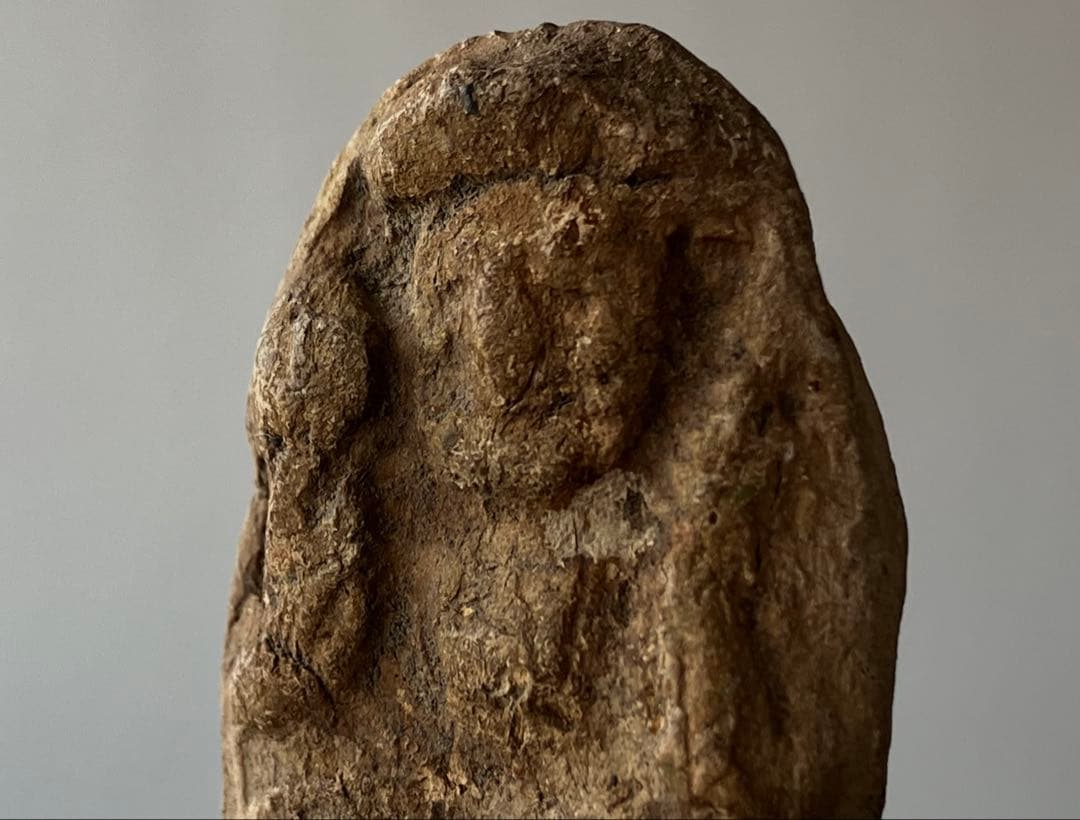 古相 小さい大黒天土人形 約3.5㎝ 江戸時代頃】骨董仏像アンティーク豆