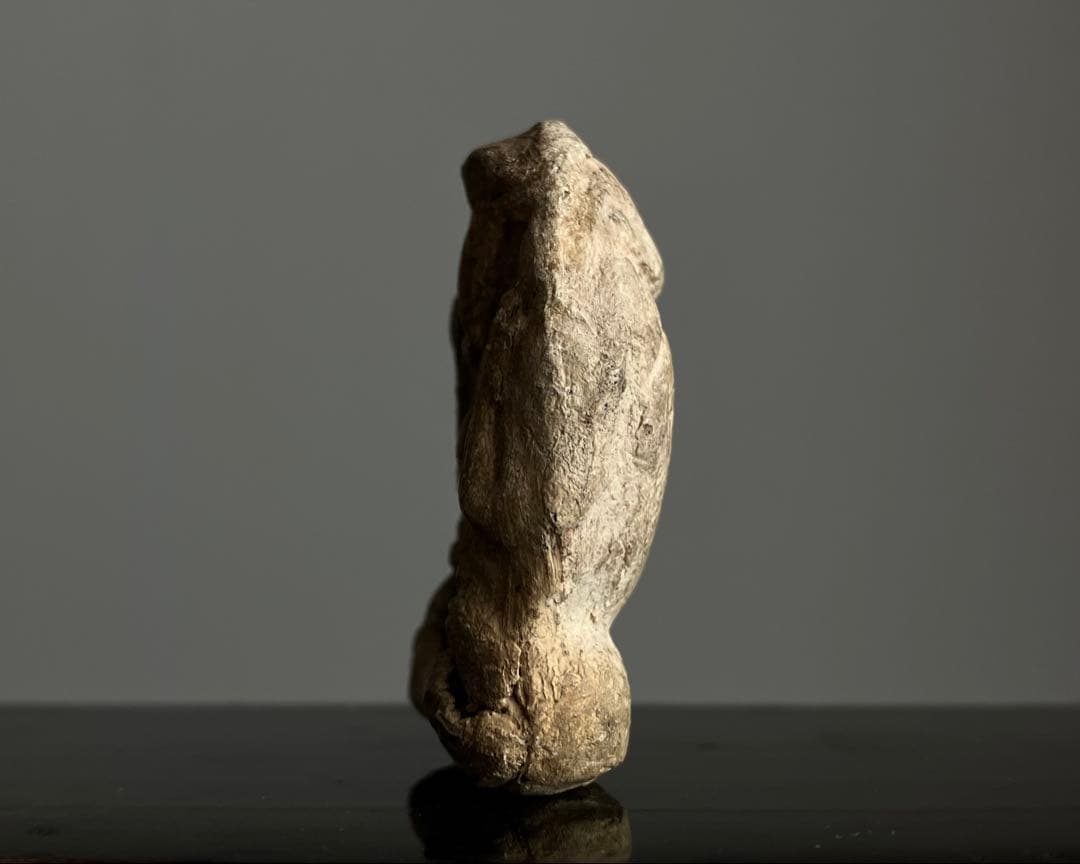 古相 小さい大黒天土人形 約3.5㎝ 江戸時代頃】骨董仏像アンティーク豆