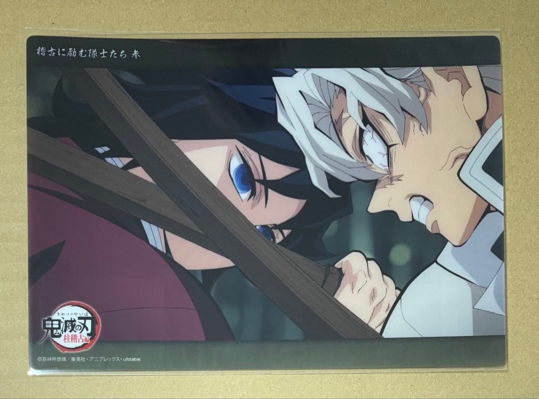 鬼滅の刃 WEBSHOPくじ ビッグクリアカード 柱稽古編 不死川実弥② - 鬼