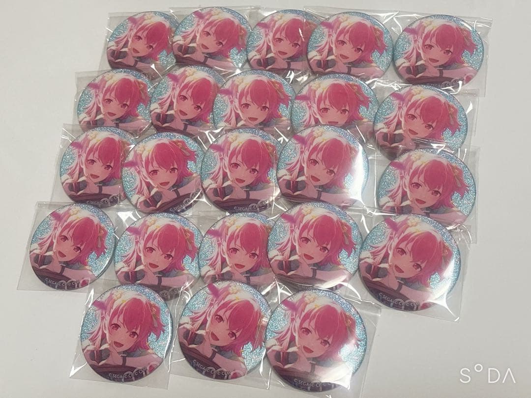 桃井愛莉 プロセカ プロジェクトセカイ グリッター缶バッジ 42C