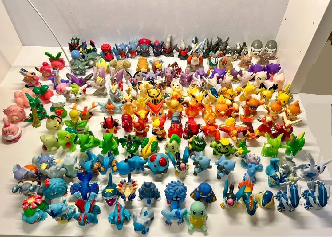 ポケモン 指人形　フィギュア 約147 まとめ売り レトロ　ソフビ　ピカチュウ