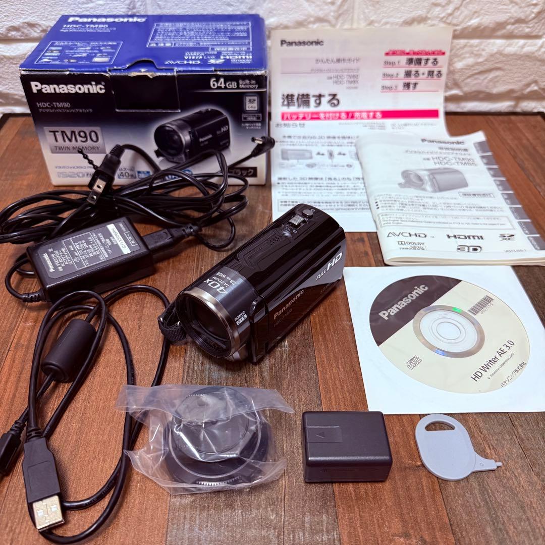 【美品】Panasonic HDC-TM90 デジタルビデオカメラ