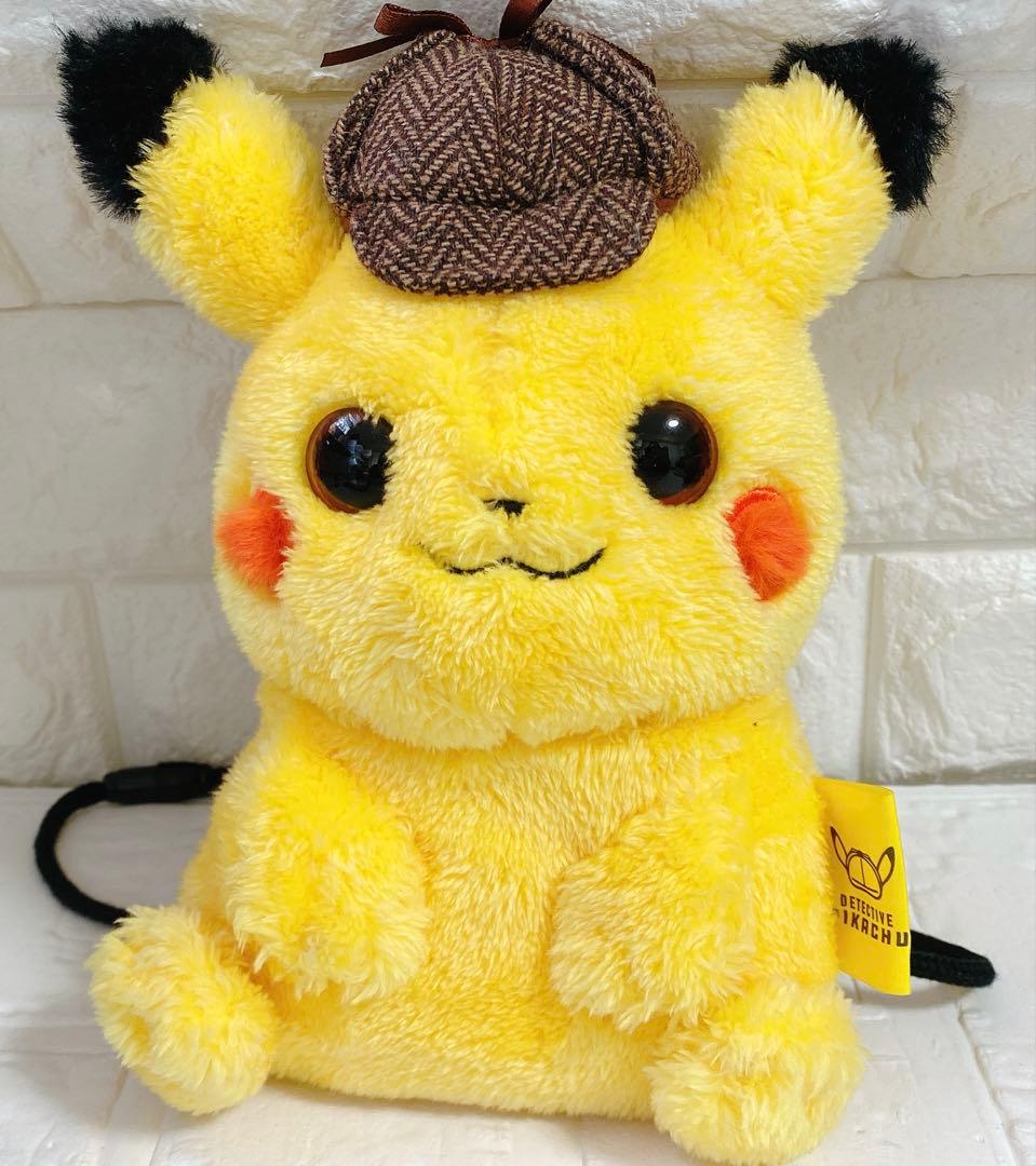 ポケットモンスター 名探偵ピカチュウ がまぐちポシェット ぬいぐるみ