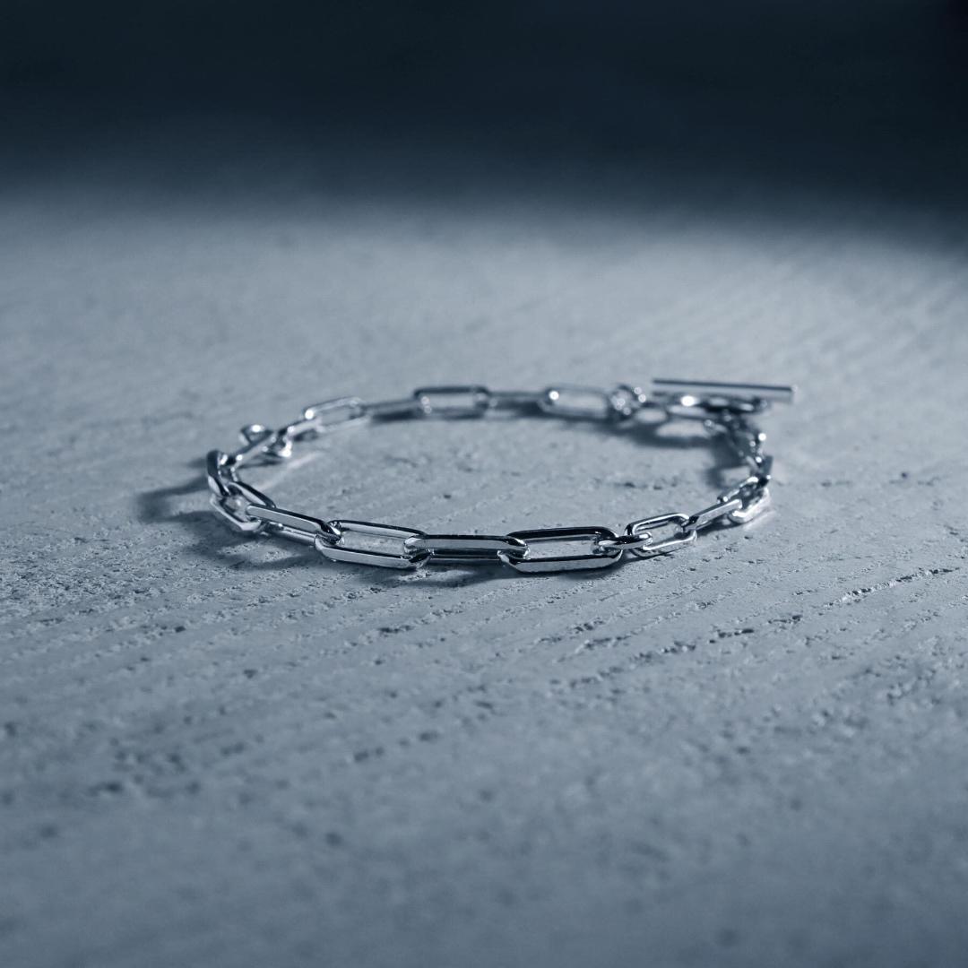 YArKA long oval chain bracelet ブレスレット