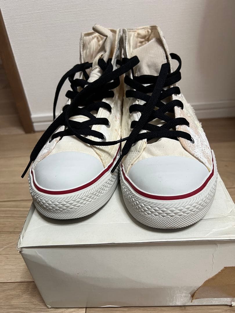 【L】アンダーカバーSCAB期　瘡蓋パッチワークスニーカー　UNDERCOVER