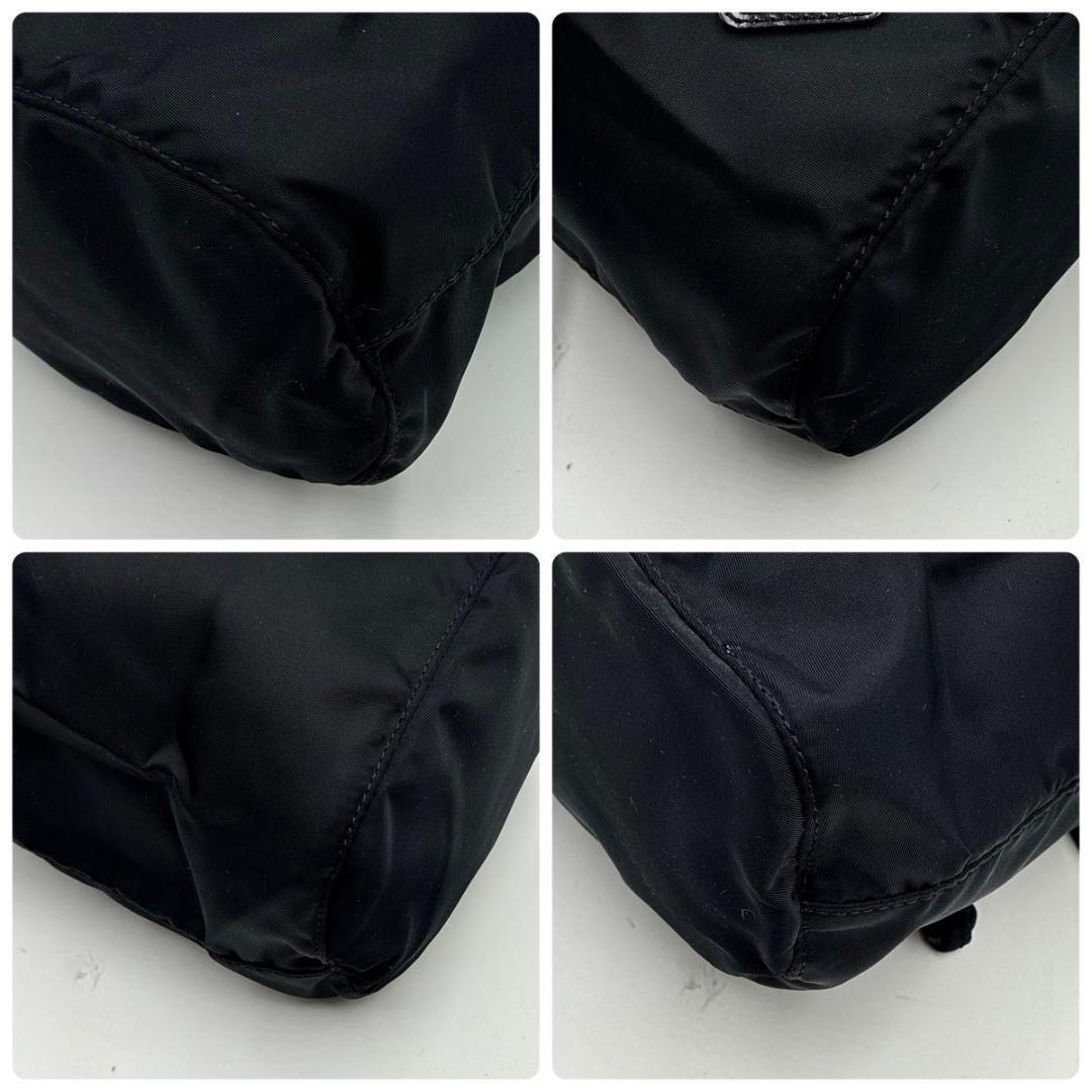 ℛ⃛様専用 プラダ ポーチ 三角ロゴ ナイロン ドローストリング 巾着 黒