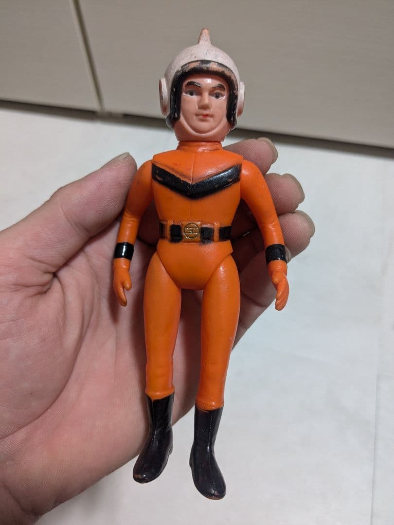 ※当時物　マット隊員　希少　ウルトラマン　ブルマァク　ソフビ　５兄弟