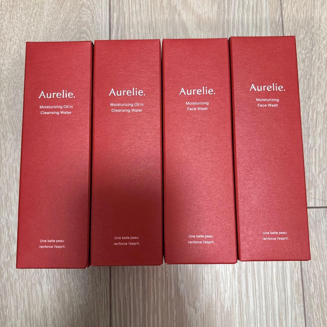 Aurelie 保湿オイルクレンジングウォーター &フェイスウォッシュ　2セット