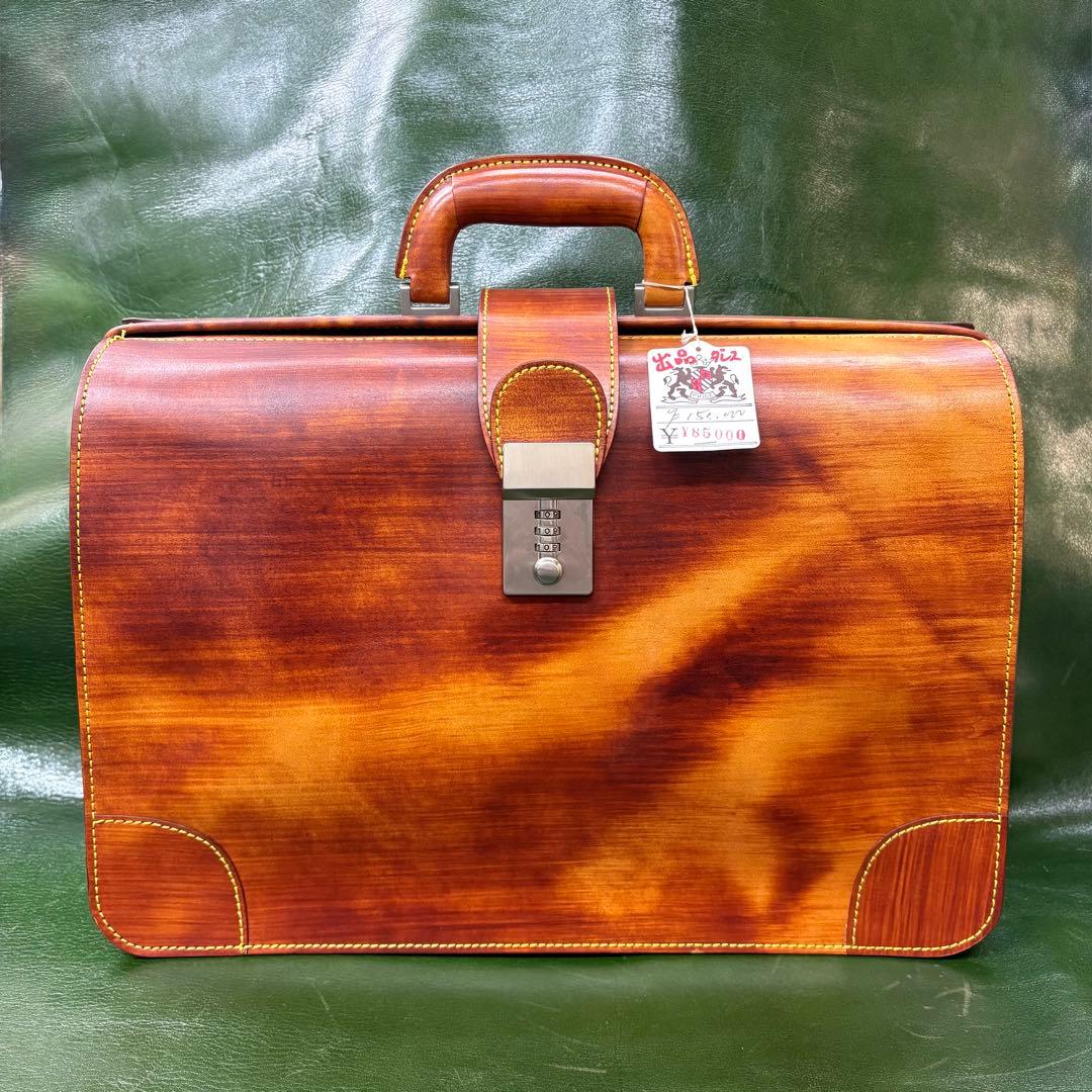 日本製牛革 ダレスバッグ 本革 レザーブリーフケース ビジネス 茶 ヴィンテージ SADDLE（サドル） ダレスバッグ メンズ バッグ 本革 ブリーフケース 大