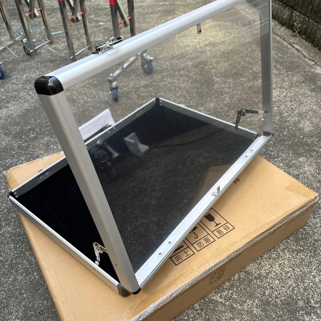 アクリル展示ディスプレイハードケース 合金アルミアタッシュケース 高透明アクリル