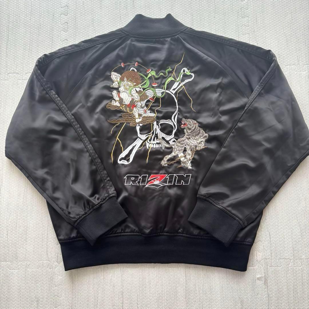 RIZIN × ROEN 雷神×狼煙 ライジン ロエン スカジャン ジャケット