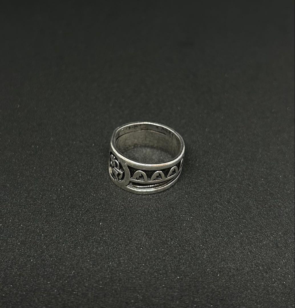 ホピ族Lucion Koinva ルーションコインバ 21号オーバーレイリング