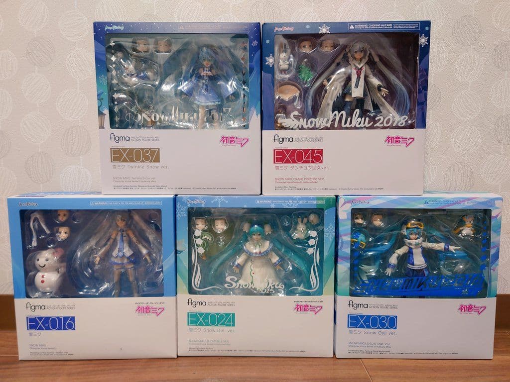 雪ミク 初音ミク figma 2014.2015.2016.2017.2018