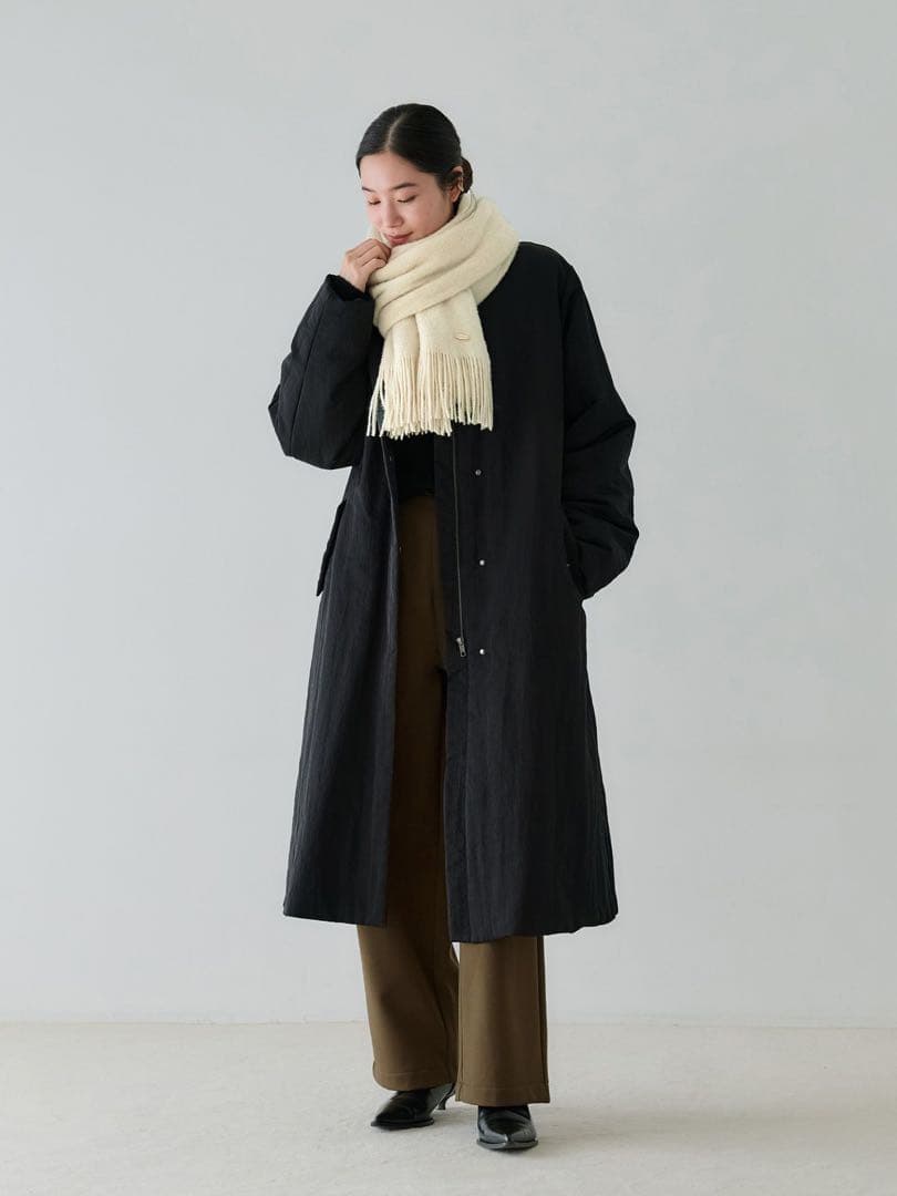 新品】crewre クルーレ2wayノーカラーパファーコート サイズ1 - メルカリ