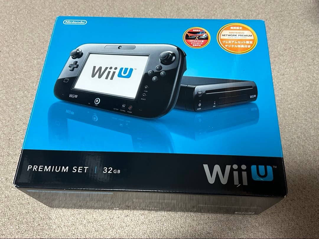 Nintendo WiiU 32ギガ プレミアムセット KURO - メルカリ