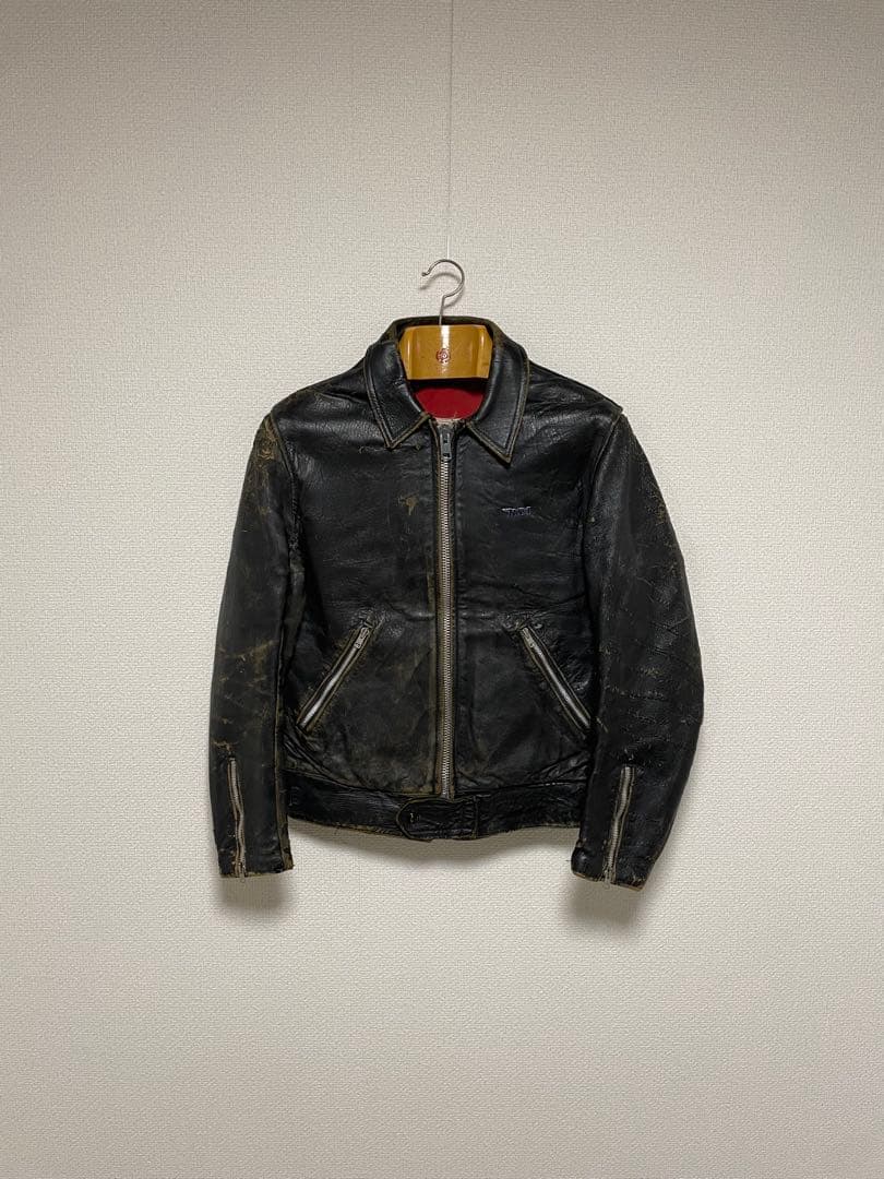 70s ルイスレザー コルセア シド ヴィシャス シングル ライダース ルイスレザーのドミネーターで