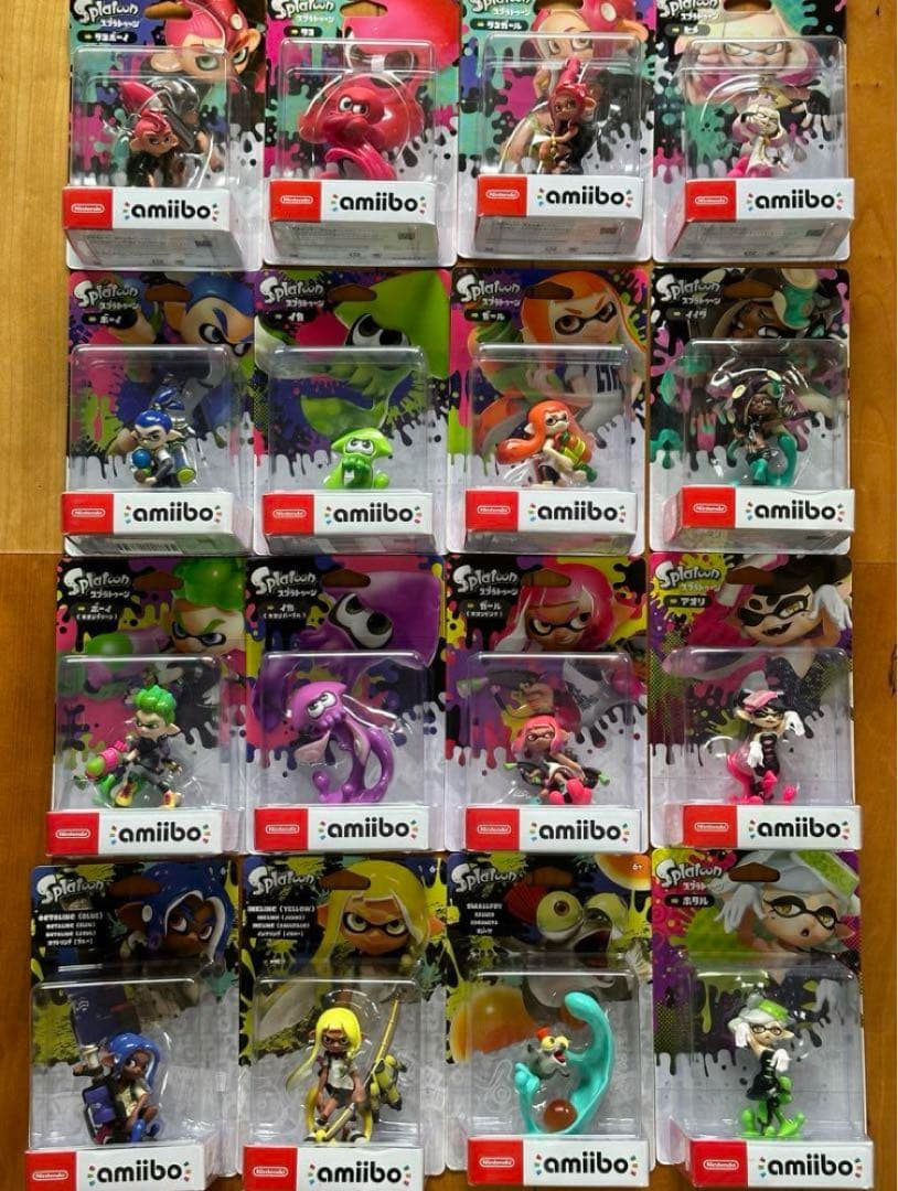 【新品未開封品】amiibo スプラトゥーン 16種セット