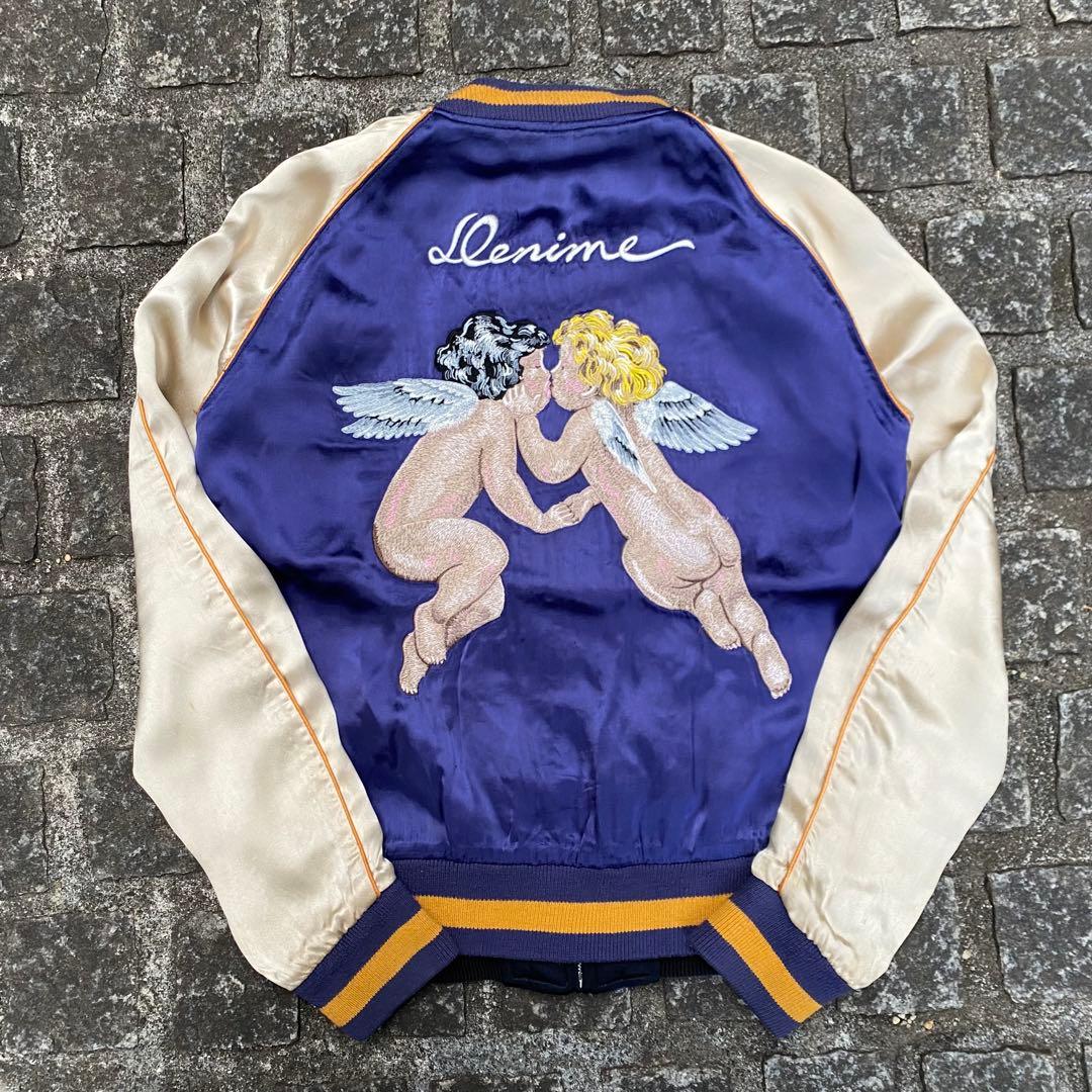 DENIME SHINS期 刺繍　リバーシブル　スカジャン 天使と悪魔