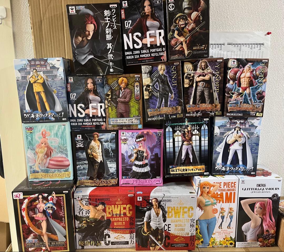 ワンピース　フィギュア 一番くじ まとめ売りルフィ等19体