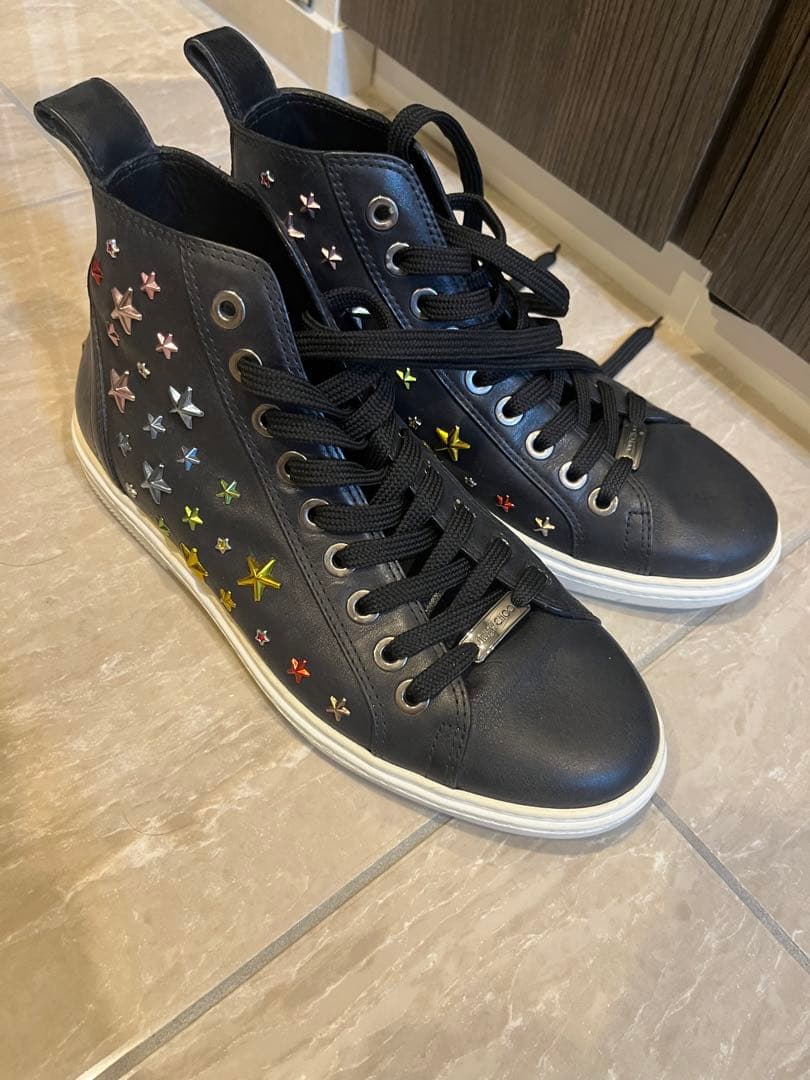 お値下げ可。ジミーチュウ　美品！10周年記念スニーカー