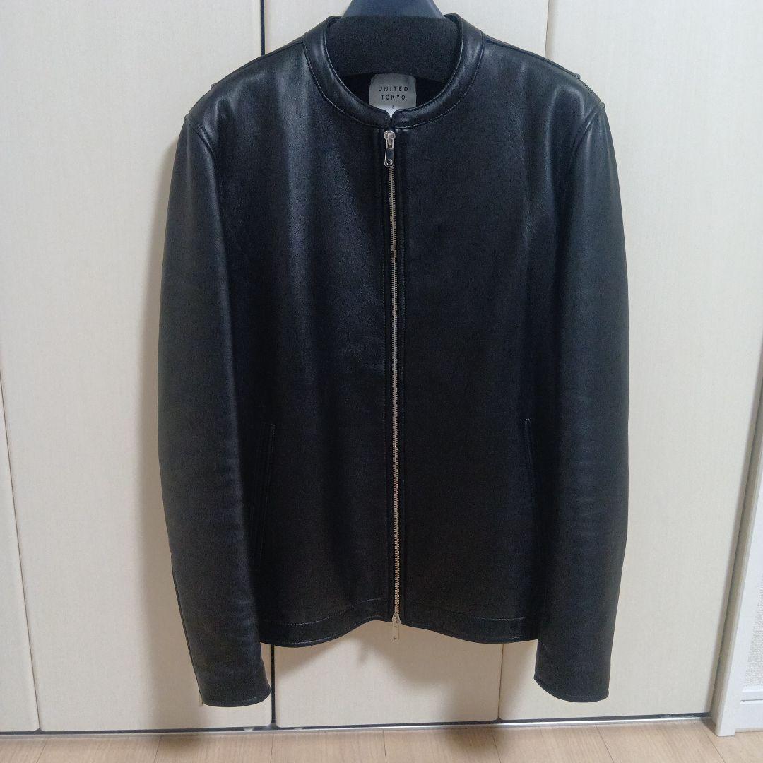 UNITED TOKYO シングル レザーライダースジャケット　2 ラムレザーシングルライダース（ライダースジャケット）｜UNITED TOKYO