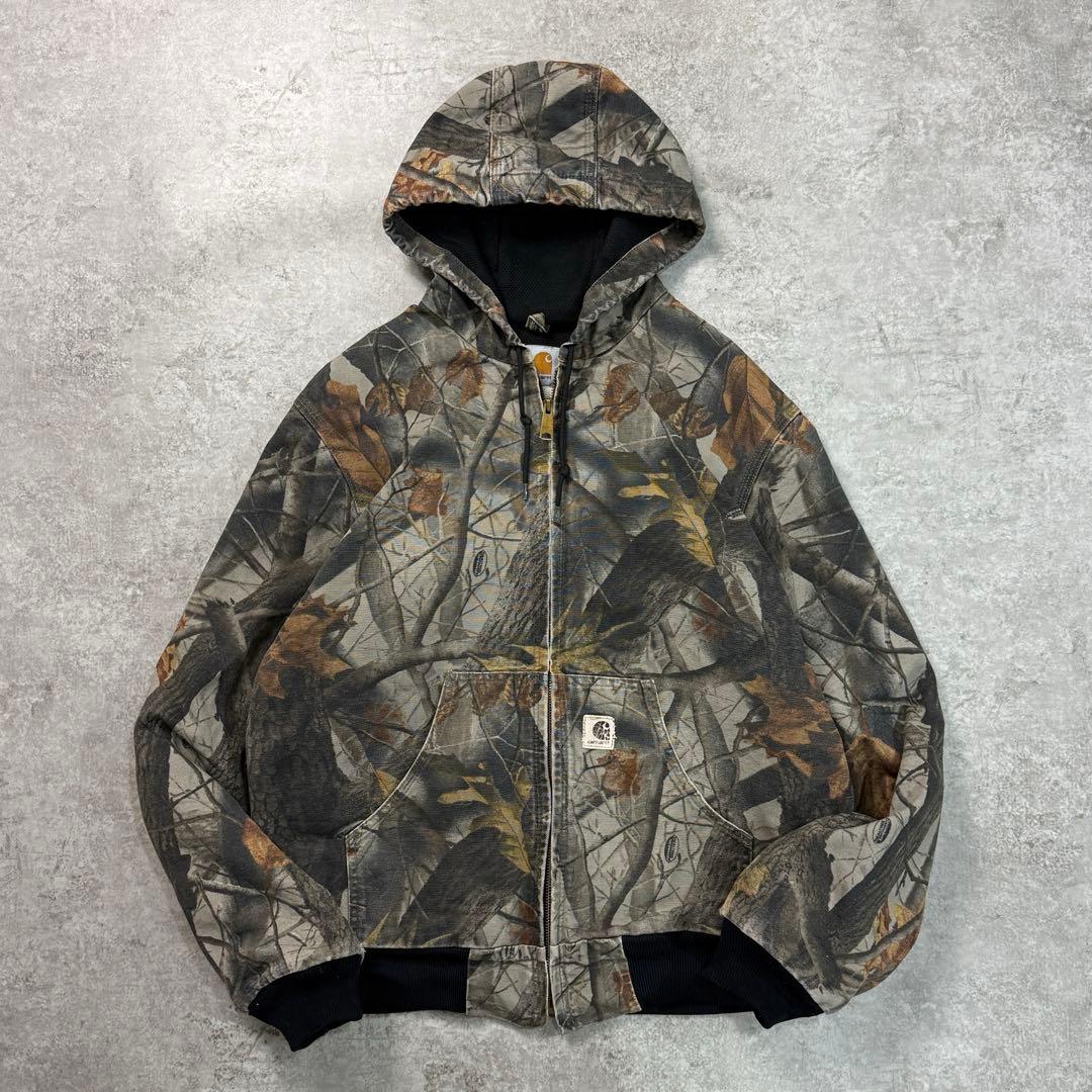 希少サイズ□カーハート【M】00s アクティブジャケット パーカー