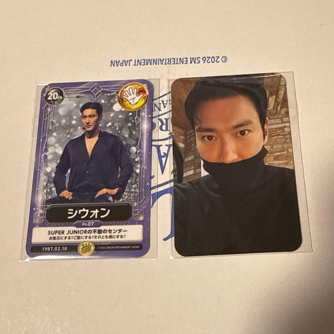SUPERJUNIOR シウォン 特典トレカ 入会継続トレカ セット - メルカリ