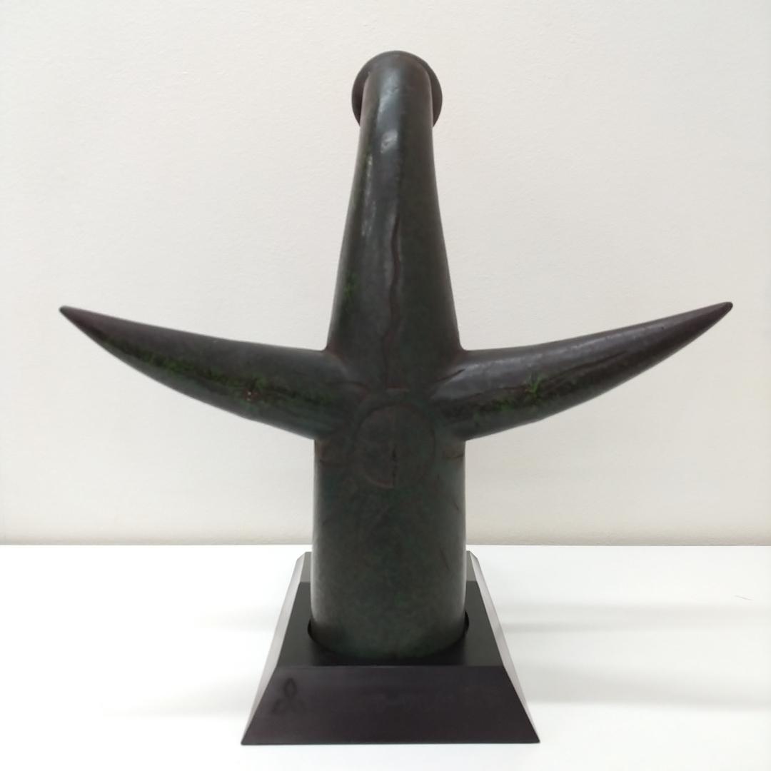 若《ZPWXC》太陽の塔　岡本太郎　EXPO70　大阪万博　青銅製　台座あり