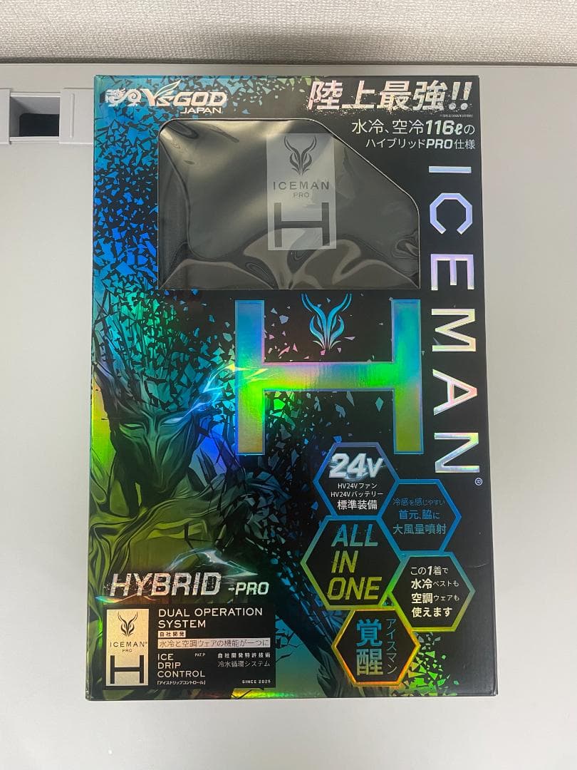 水冷&空調 ブラック×レッド アイスマン ハイブリッド プロ 山真製鋸