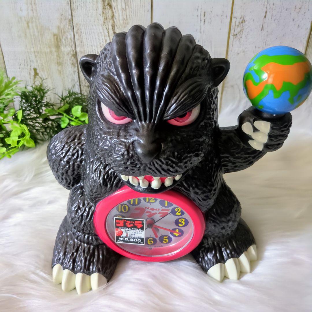 未使用】ゴジラ 目覚まし時計 1997年 東宝 - メルカリ