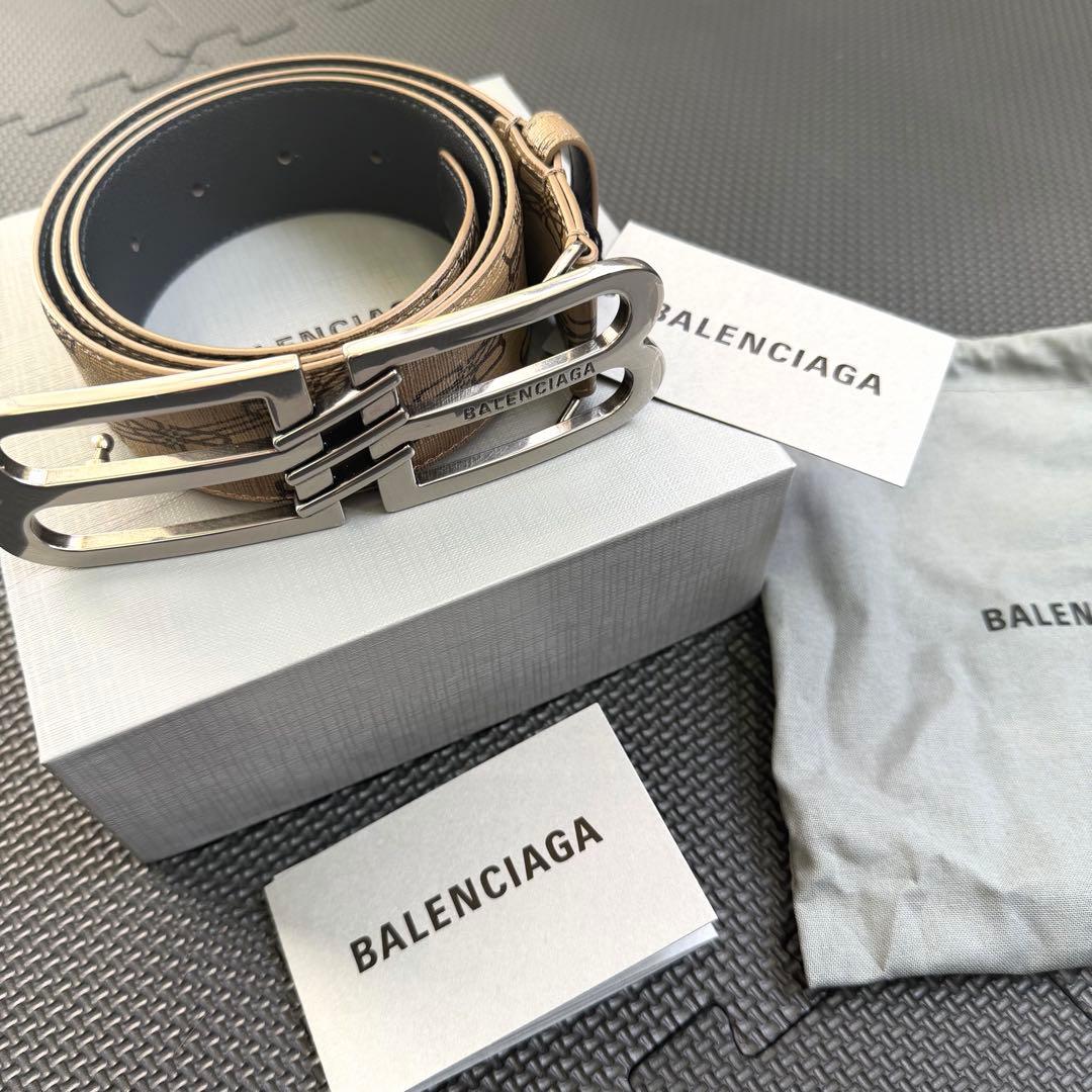 バレンシアガ BALENCIAGA BB モノグラム ロゴ ベルト ベージュ 楽天市場】BALENCIAGA バレンシアガ ベルト BB SIGNATURE BELT 30