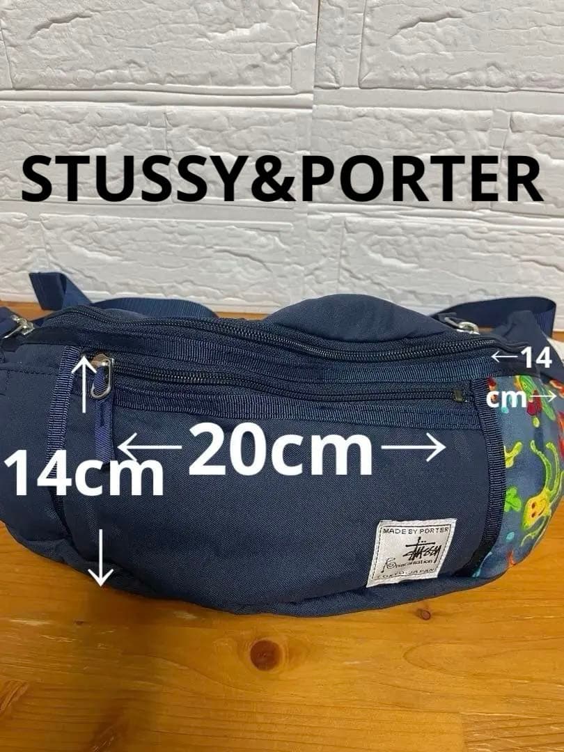 未使用美品STUSSY PORTERコラボウエストバッグ ステューシー ポーター