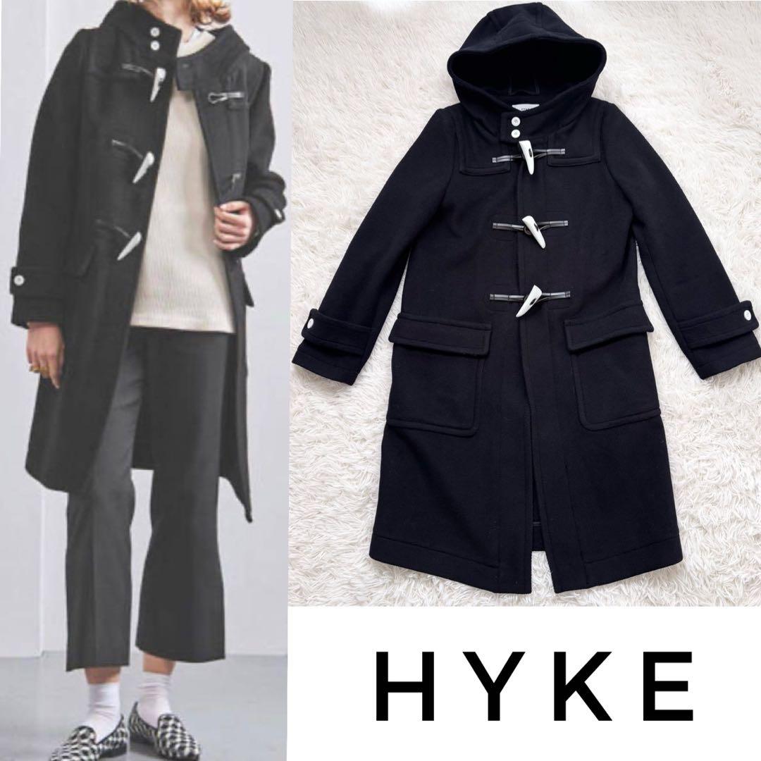 HYKE ハイク ダッフルコート サイズ 2 白トグル