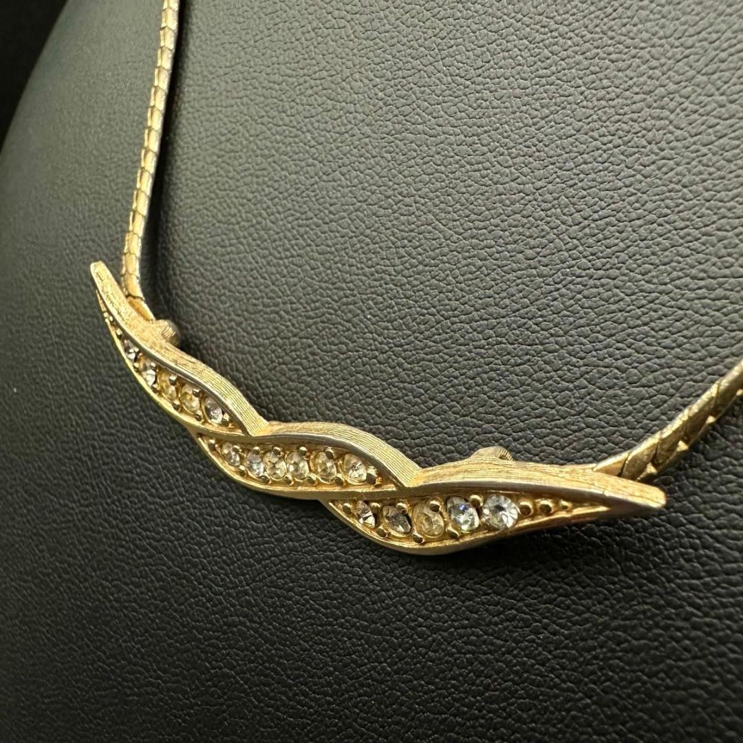 Givenchy ネックレス ゴールド 喜平 チェーン ラインストーン 61