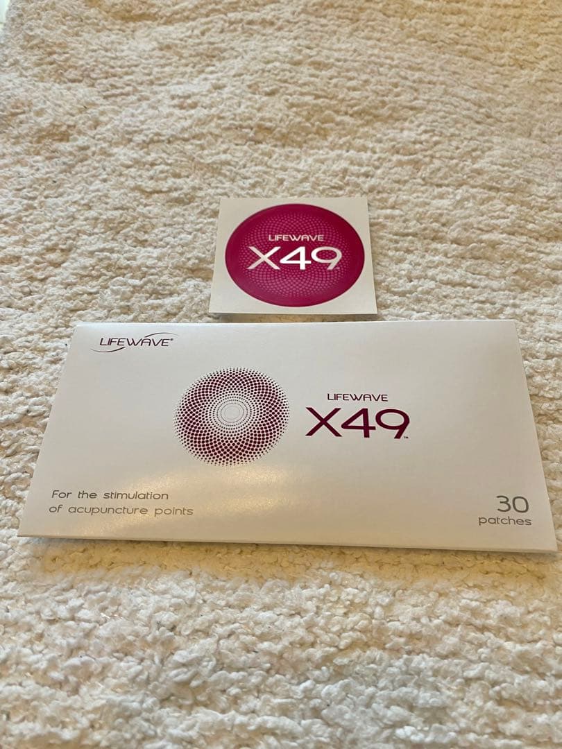 正規品 新品未開封LIFEWAVE X49 30枚 1セットライフウェーブ鍼灸