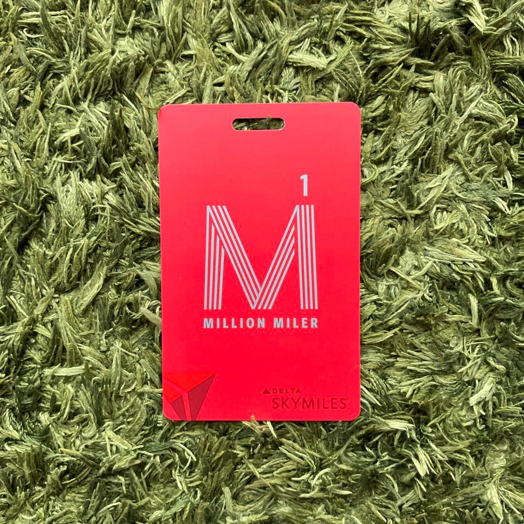 デルタ航空 ミリオンマイラータグ Million Miler Tag☆希少☆ デルタ